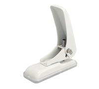 Fdit Perforadora Manual de un Orificio, Herramienta Perforadora con Núcleo de Metal de 5,5 Mm para Tarjetas de Papel, Cuero, Plástico, Diseño Ergonómico Compacto para Proyectos de (WHITE)