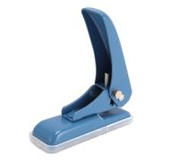 Fdit Perforadora Manual de un Orificio, Herramienta Perforadora con Núcleo de Metal de 5,5 Mm para Tarjetas de Papel, Cuero, Plástico, Diseño Ergonómico Compacto para Proyectos de (BLUE)