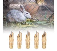 Fdit Pezón Automático de Agua de la Granja 10 STC | Cabeza de Pezón de Acero Inoxidable de Limpieza Fácil