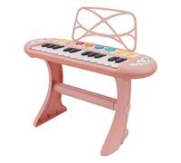 Fdit Piano Electrónico para Niños Altavoz Estéreo De 24 Teclas Teclado Educativo Juguete De Piano, Control De Volumen Ajustable, Juguete Musical Interactivo para Niños Y Adultos