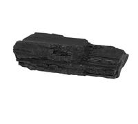 Fdit Piedra de Turmalina Negra, Gema de Cristal en Bruto para Hacer Joyas, Meditación de Yoga con Forma Irregular de 6-12cm