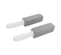 Fdit Piedra Pómez para Inodoro, Depurador de Piedra Pómez Resistente y Duradero con de Plástico, para Limpieza del Hogar, Cocina, Azulejos de Baño, 2 uds.