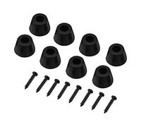 Fdit Pies de Goma para Amplificador de Guitarra, 30 X 20 Mm, 4 Pares de Almohadillas de Goma sin Distorsión, Minimizador de Vibración para Altavoz HiFi, Pies Resistentes a Grietas para Subwoofer de