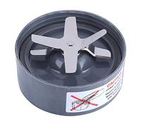 Fdit Pieza de Repuesto de Base de Cuchilla de Acero Inoxidable Cross Extractor para Blender 600 / 900W(900W)