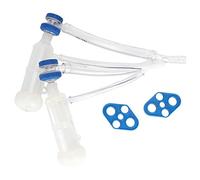 Fdit Piezas de la máquina de ordeño de Oveja de Cabra Reemplazo de la máquina de ordeño de Cabra Kit de Garra de ordeño de Taza de ordeño