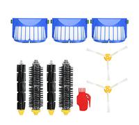 Fdit Piezas de Repuesto para Robot de Barrido 6 Series 600 610 611 627 620 630 650, con Kit de Limpiador de Filtro de Cepillo Lateral con Cepillo de Rodillo de Silicona, para