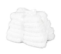 Fdit Pila de Toallas Blancas en Miniatura para Casa de Muñecas, para Crear una Decoración de Baño Minimundial única