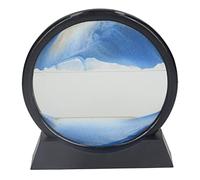 Fdit Pintura de en Movimiento de Paisaje de Aguas Profundas, Imagen en 3D, Arte de en Movimiento, Diseño Elegante para Cualquier Entorno (Blue)