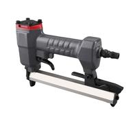 Fdit Pistola de Clavos Neumática Brad Nailer J 18GA con Pestillo de Nariz para Limpieza de Atascos y Ventana de Visualización para Carpintería, Bricolaje, Carpintería y Decoración de