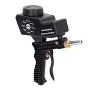 Fdit Pistola de, Presión de Funcionamiento de 90 Psi 600cc Capacidad del Tanque Sand Blasting Spray Gun Tool Kit para la Extracción de Pintura de Grabado de Vidrio (BLACK)