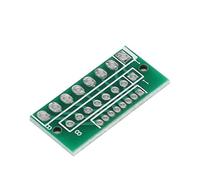 Fdit Placa Adaptadora Compacta de Larga Duración, 10 Piezas, 1,27 Mm, 2,0 Mm, 2,54 Mm, 8 Pines, 3 Filas para Aficionados
