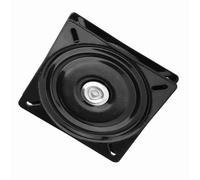 Fdit Placa Base Giratoria de 360 grados de Alta Resistencia, Placa de Soporte para Silla, Soporte Giratorio para Asiento con Refuerzo de Remache de Acero Sólido (6 pulgadas - de espesor con cuentas)