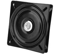Fdit Placa Base Giratoria de 360 grados de Alta Resistencia, Placa de Soporte para Silla, Soporte Giratorio para Asiento con Refuerzo de Remache de Acero Sólido (8 pulgadas - de espesor con cuentas)