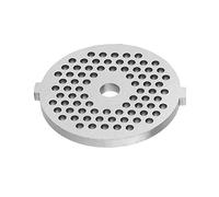 Fdit - Placa de acero inoxidable para picadora de carne, cuchilla para batidora y accesorio Chopper con agujero para accesorios de cocina