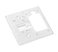 Fdit Placa de Aguja para Máquina de Coser Placa de Garganta Reemplazo de de Aguja 7,6x8,4 Cm Acero con Acabado de Espejo para 7256 7258 7285Q S800 Experience 400
