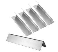 Fdit Placa de Calor para Parrilla de Gas, Protector Térmico de Repuesto for | Acero Inoxidable, Paquete de 5, Resistente Al Calor, Instalación Fácil, Compatible con E-210, Genesis Silver A y 500