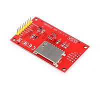 Fdit Placa de Módulo de Pantalla LCD TFT SPI Colorida de 2,2 Pulgadas 240 (RGB) X320 para Bricolaje con Toma de Tarjeta SD para 5V/3.3V Lógica Compatible para Aficionados a la Electrónica