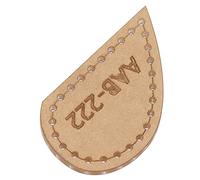 Fdit Plantilla Acrílica, Plantilla Colgante Transparente para Llavero con Película Protectora de Papel Kraft para Colgante Decorativo, Acolchado Artesanal