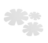 Fdit Plantilla de Patrón de Cuenco, Material PET, Plantilla de Guía de Cuenco de Tela, Kit de Fabricación de Manualidades, Ideal para Fiestas Navideñas