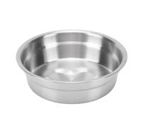 Fdit Plato de Salsa de Acero Inoxidable, Mini Tazón de Condimento de Metal para Salsa de Soja, de Tomate, Preparación para Inmersión, Cocina, Restaurante, Comedor, Plata (con patrón de corazón)