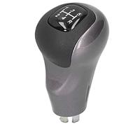 Fdit Pomo de Palanca de Cambios, Palanca de Cambios de Transmisión Manual de 5 Velocidades con Agarre de Cuero Artificial para Civics 2006 a 2011 Tipos DX EX LX (B (negro))