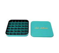 Fdit Porta de Pastel de Mousse, Moldes de Pasteles de Acero Inoxidable con Divisores para Hornear Molde de Pastel con Tapa y Divisor de Corte para Tortas en Capas Postres de