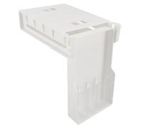 Fdit Portalápices Debajo del Escritorio, Cajón de Escritorio Expandible para Oficina y Hogar, Blanco con 3 Divisores