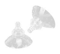 Fdit Posteros de Leche de Leche Escudos de Silicona Escudos de Silicona, Protección Anti-mordida de Colmena para Sucking Feliz, de Pezón de 2 Piezas para Bebés