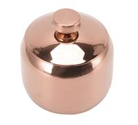 Fdit Pot de Condimento de Oro Fáciles de Limpiar Contenedores de Azúcar de Sal de Especias Metálicas para la Cocina en Casa (Oro rosa)
