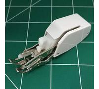 Fdit Prensatelas de Caminar de Caña Baja para Máquina de Coser, Pie de Acolchado de Acero Inoxidable con de Alimentación Móvil para Tejer Cuero Vinilo y Telas de Múltiples Capas (Silver)
