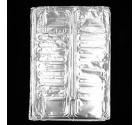 Fdit Protector Antisalpicaduras de Papel de Aluminio, Barrera Protectora Alta con Superficie Antiadherente para Cocinar en Estufas de gas. Se Pliega para Facilitar su almacenamiento.