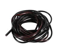 Fdit Protectores de Borde de Puerta de Coche de 5M, Protector de Moldura de Tira de Moldura de Puerta de Goma con Diseño de Canal en U para la Mayoría de Puertas de Coche, Paneles de (Black)