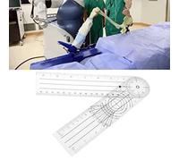 Fdit Protractor de Goniómetro Ortopédico Médico para Medición Articular en Terapia Ocupacional, Regla de Plástico para Entrenamiento Médico e Intervención