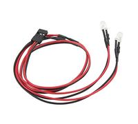 Fdit Proyectores de Coche RC, Proyectores LED RC Alta Simulación Hermoso LED Durable para 1/18 (11)