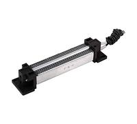 Fdit PTC Calentador de Aire de cerámica Rizado PTC Calefacción aislada 12V/24V Carcasa de Aluminio Termistores de Temperatura Constante Elemento Calefactor(24V)