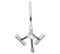 Fdit Pulidor de Cilindro de Eje Flexible, Herramienta Ajustable de 3 Mandíbulas para Desglasado de Cilindro de Motor, Herramienta de Tensión de Pulido de 32 Mm-90 Mm para Automóviles, Tractores