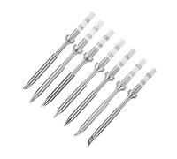 Fdit Puntas para Cautín TS100, Juego de 7 Puntas de Repuesto de Acero Inoxidable con Puntas TS-K TS-BC2 TS-C4 para Reparación Electrónica (Set completo de 7 piezas (sin límite de precio en)