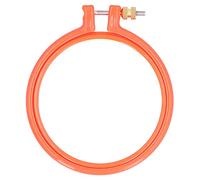 Fdit Punto de Cruz Bordado Círculo Anillo Estante Marco de Bordado Soporte Aro Conjunto de Plástico Marco de Acolchado Marco de Punto de Cruz Marco de Costura Costura (4 Pulgadas)