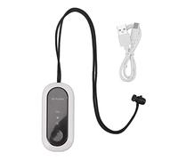 Fdit Purificador de Aire para Collar, Generador de Iones Negativos Ajustable con Salida Dual para Uso Portátil, Batería de 700 MAh, Carga USB para la Calidad del Aire del Automóvil en