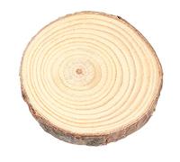 Fdit Rebanadas de Madera Natural de Troncos de Pino, Rondas de Madera Redondas de Varios Tamaños para Pintura y Manualidades, Superficie Bruñida para Pintura Al (Tipo 1 5~6 cm)