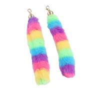Fdit Recargas de Teaser para Gatos, 10 Piezas de Varita de Peluche de Iris con Campana para Gatos (10 PCS)