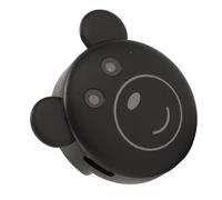 Fdit Recordatorio de Postura Inteligente con Abrazadera/Soporte para Lectura de Niños, Dispositivo de Alarma de Postura Multifuncional, Adecuado para Estudiantes y Estudiantes, Material ABS (Black)
