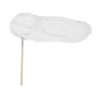 Fdit Red Portátil para Atrapar Moscas para Niños con Largo, Red para Jugar Al Aire Libre de Madera de Hierro y Poliéster para Exploración de la Naturaleza