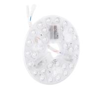 Fdit Reemplazo de Luz LED para Ventilador de Techo de 5,3 Pulgadas, Kit de Actualización Redondo de 15 W con 3 Temperaturas de Color 3000 K 4200 K 6500 K, Panel de Aluminio de