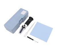 Fdit Refractómetro Medidor de Leche, Refractómetro Portátil con Compensación Automática de Temperatura para Prueba de Humedad de Proteínas, Rango de Medición de 0 a 20 por Ciento,