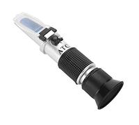 Fdit Refractómetros Salinómetro Medidor de Salinidad de Agua de Mar de Temperatura del Acuario Temperatura ATC Digital 0-10% Socialme-EU