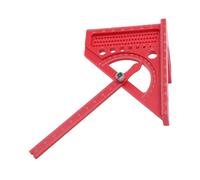 Fdit Regla de Medición Multiángulo 3D para Transportador de Carpintería Preciso y Herramienta de Medición de Diseño para Proyectos de Bricolaje Aleación de Aluminio 52g