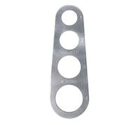 Fdit Regla para Espaguetis, Herramienta para Medir Pasta de Acero Inoxidable con 4 Tamaños de Porciones para un Control Perfecto de las Porciones de Cocción en la Cocina Casera o en