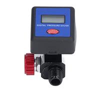 Fdit Regulador de Presión de Aire Digital, Aleación de Aluminio G1/4 con Filtro Transparente para Reparación de Automóviles, Pintura, Construcción Naval, Carpintería, Fabricación de