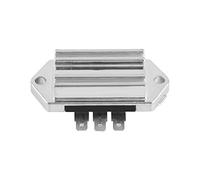 Fdit Regulador de Voltaje AVR con 3 Terminales para 8-25 PS Motor 41 403 10 S Ideal para Regular el Voltaje en Proyectos de Motor de Bricolaje de Metal Largo, Plata, Plata